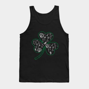 Irish Shamrock Wine Lover T-Shirt Tank Top